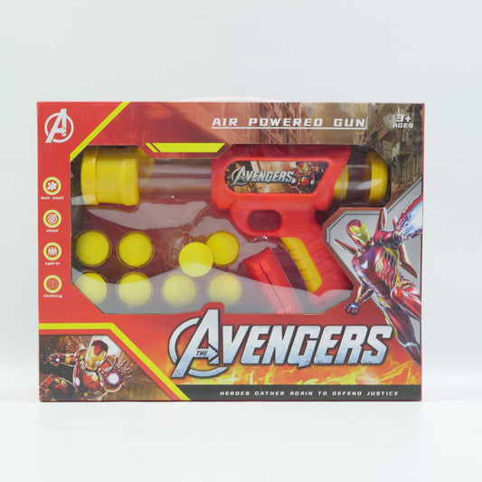 Marvel Iron Man Air-Powered Ball Blaster - Ages 3+