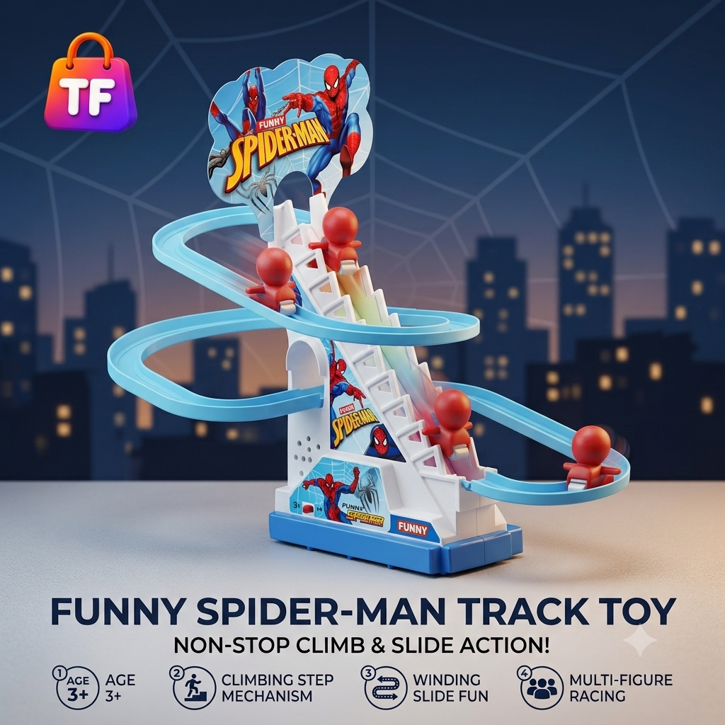 Marvel Spider-Man Musical Ball Track Game - Ages 3+