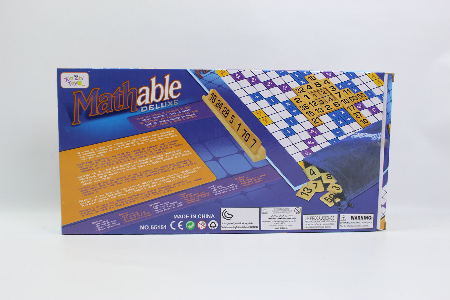 Mathable Deluxe Number Strategy Board Game - Ages 9+
