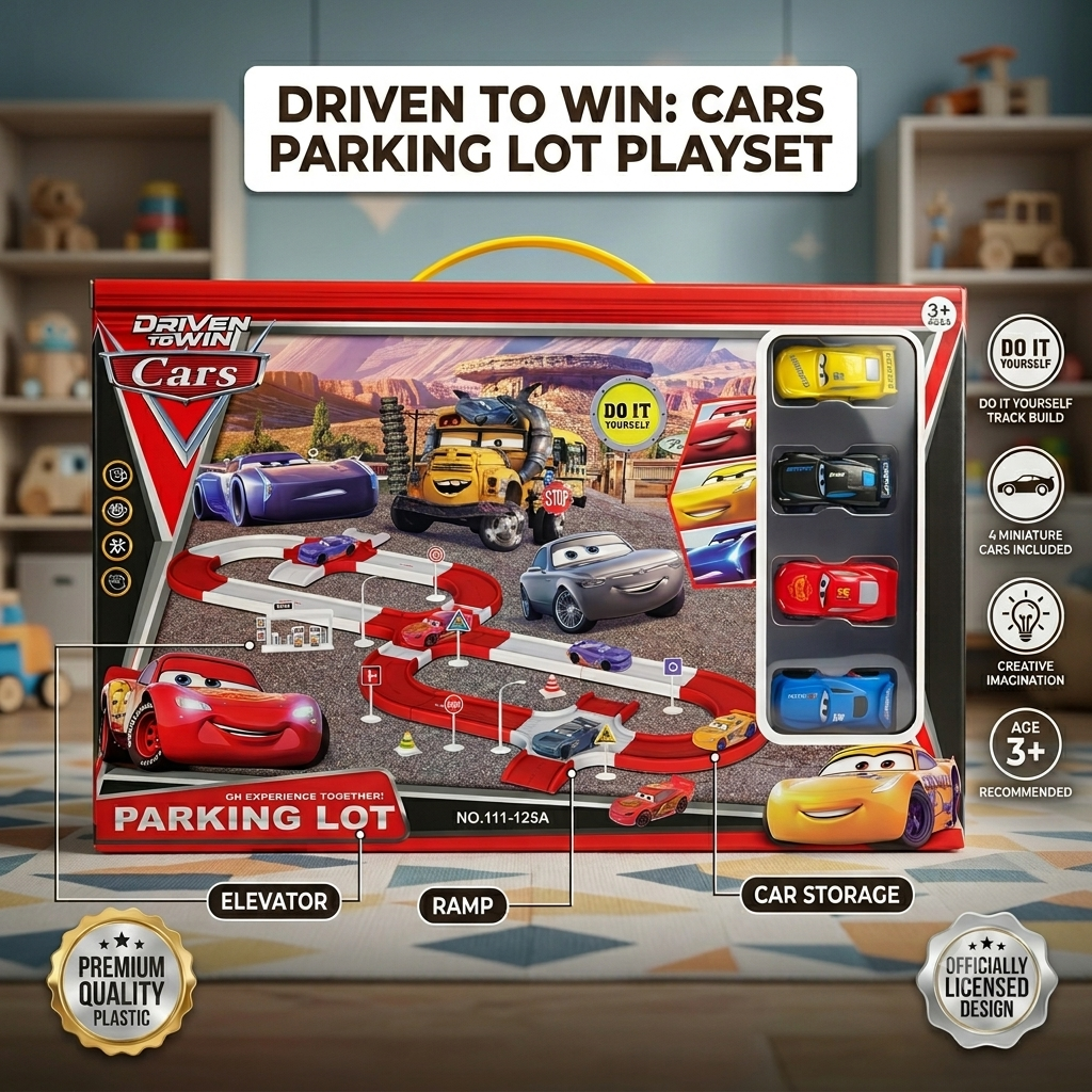 Mini Car Parking Garage Playset