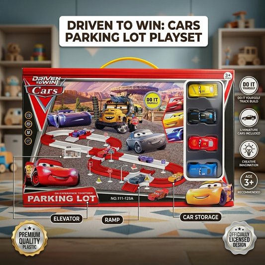 Mini Car Parking Garage Playset