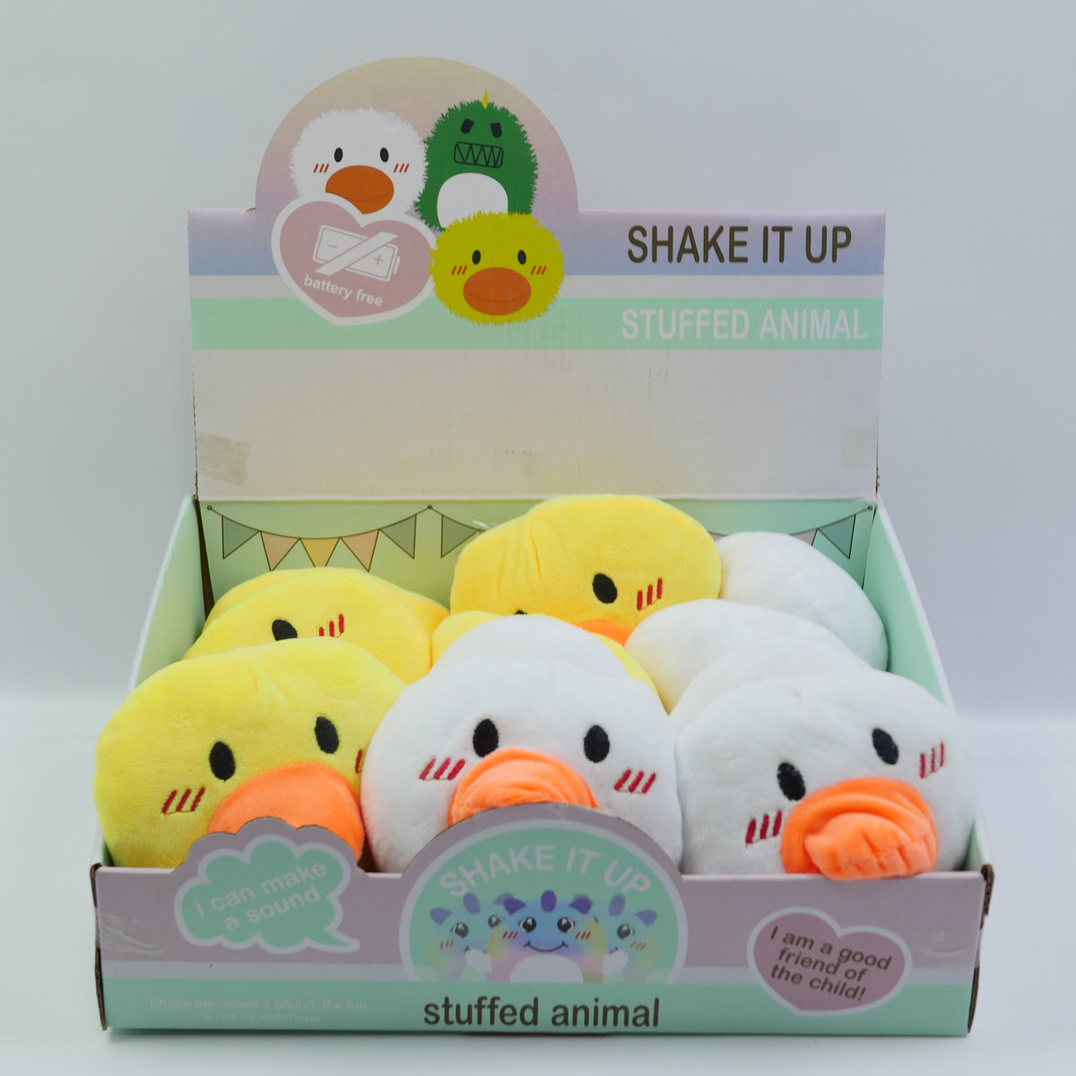 Mini Plush Duck Toy - Assorted Colors - for Kids