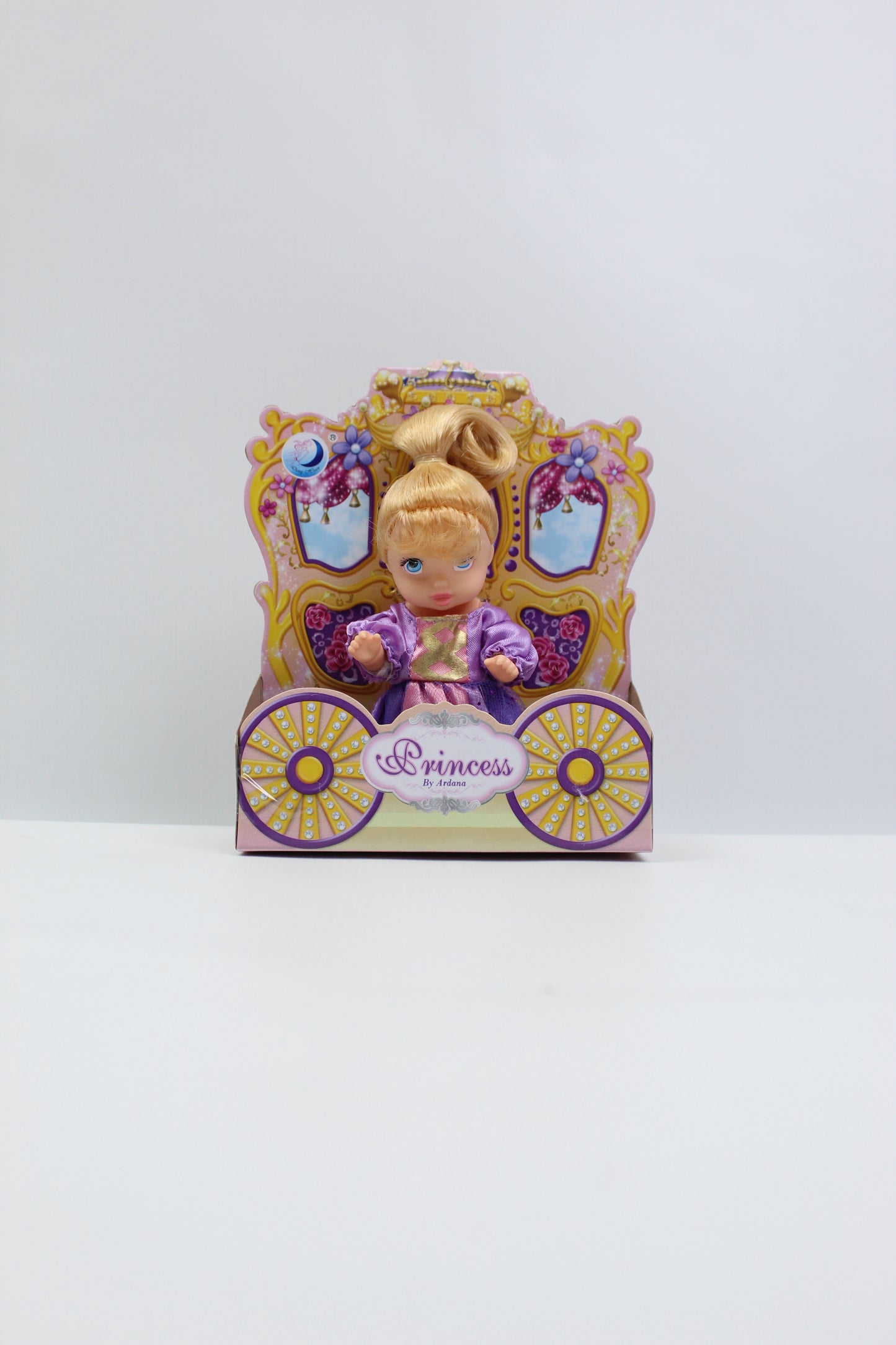 Mini Princess Doll in Wardrobe Case - Assorted Design
