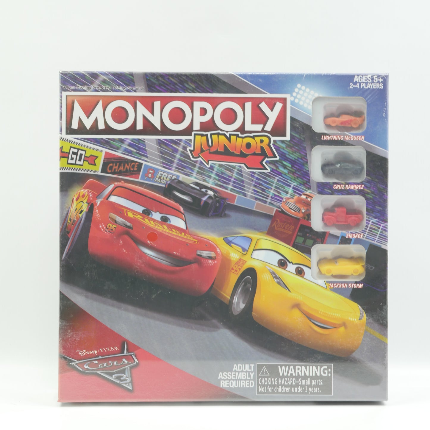 Monopoly Junior Disney Pixar Cars Board Game for Kids
