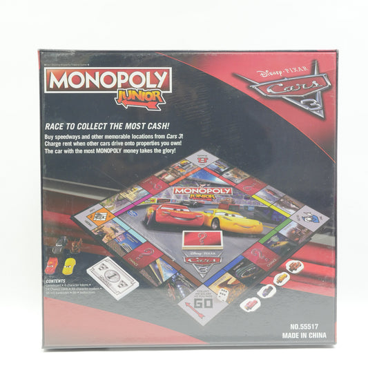 Monopoly Junior Disney Pixar Cars Board Game for Kids