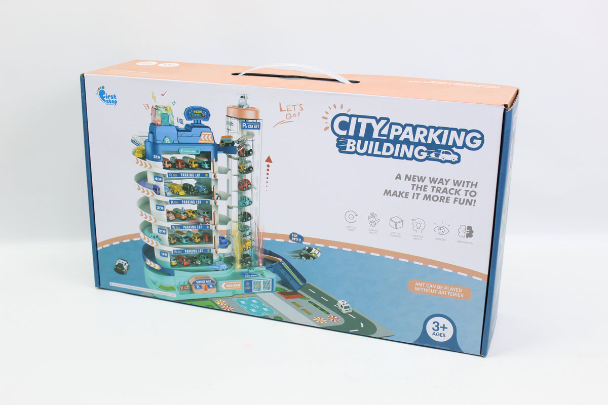 Multi-Level City Parking Garage Playset - Ages 3+