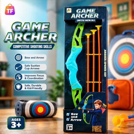 Musical Bow and Arrow Target Set - Ages 3+