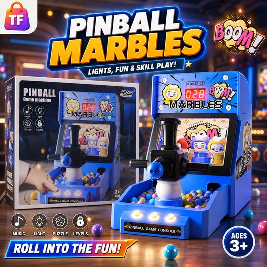 Musical Car-Themed Pinball Shooting Game - Red - Ages 3+