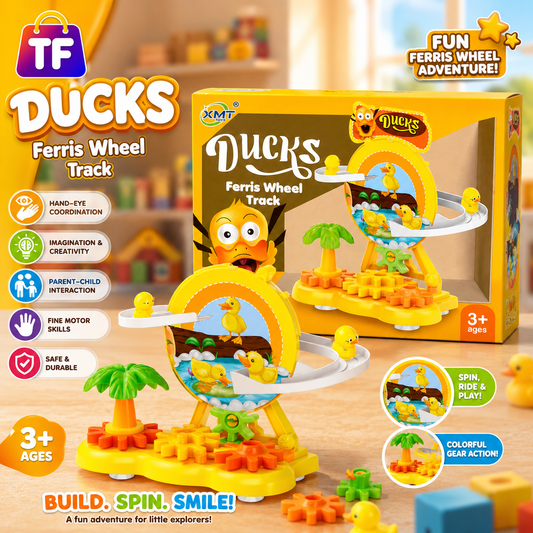 Musical Duck Wheel Track Toy