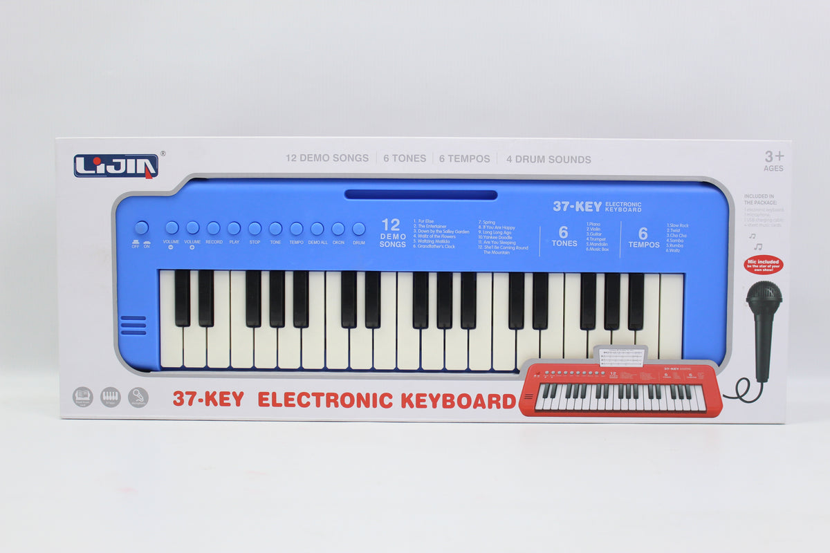 Musical Electronic Keyboard with USB Cable - 37 Keys
