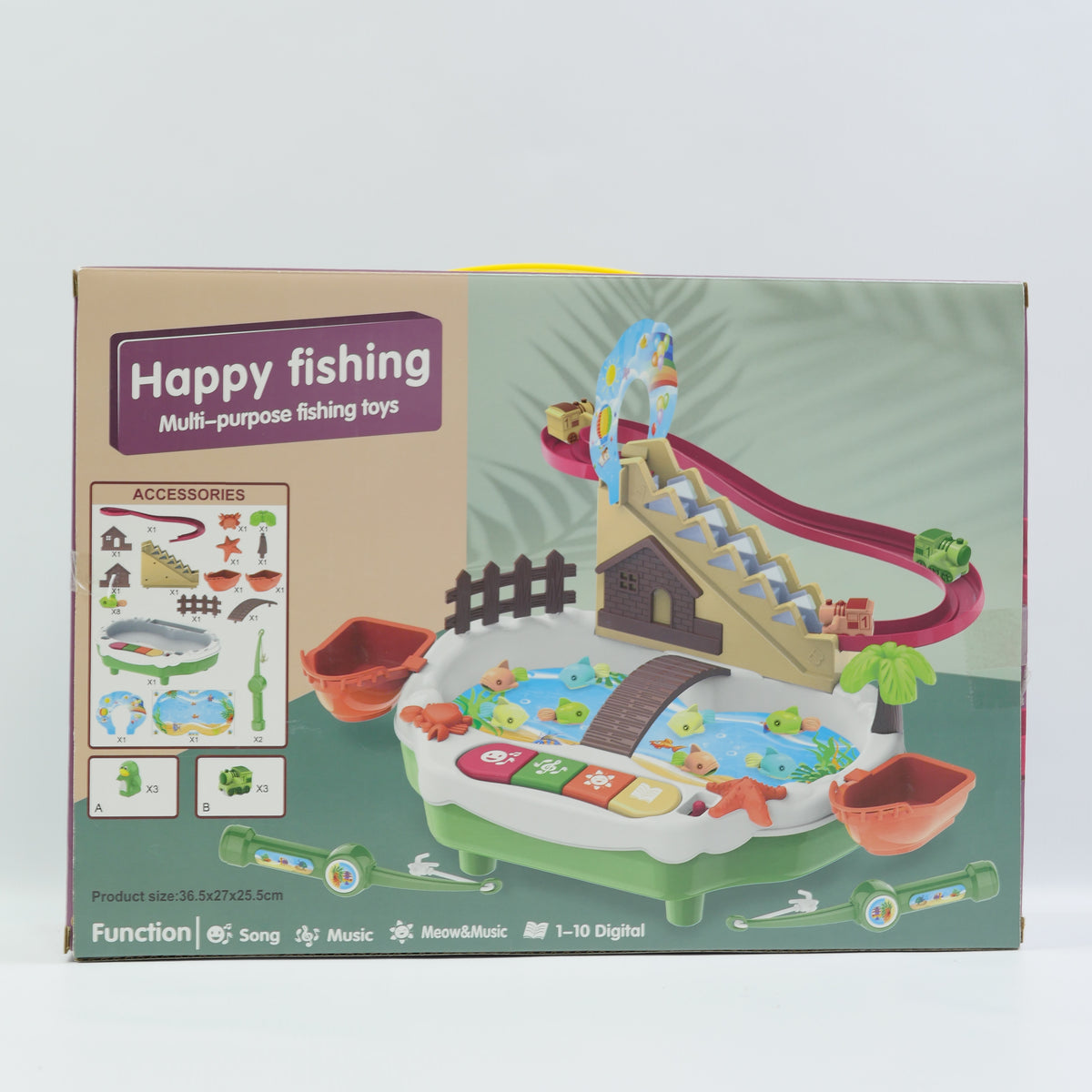 Musical Fishing Track Game - Ages 3+