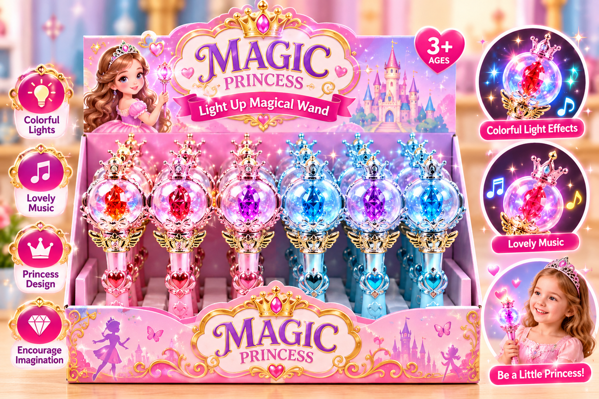 Musical Magic Wand Toy - Assorted Designs
