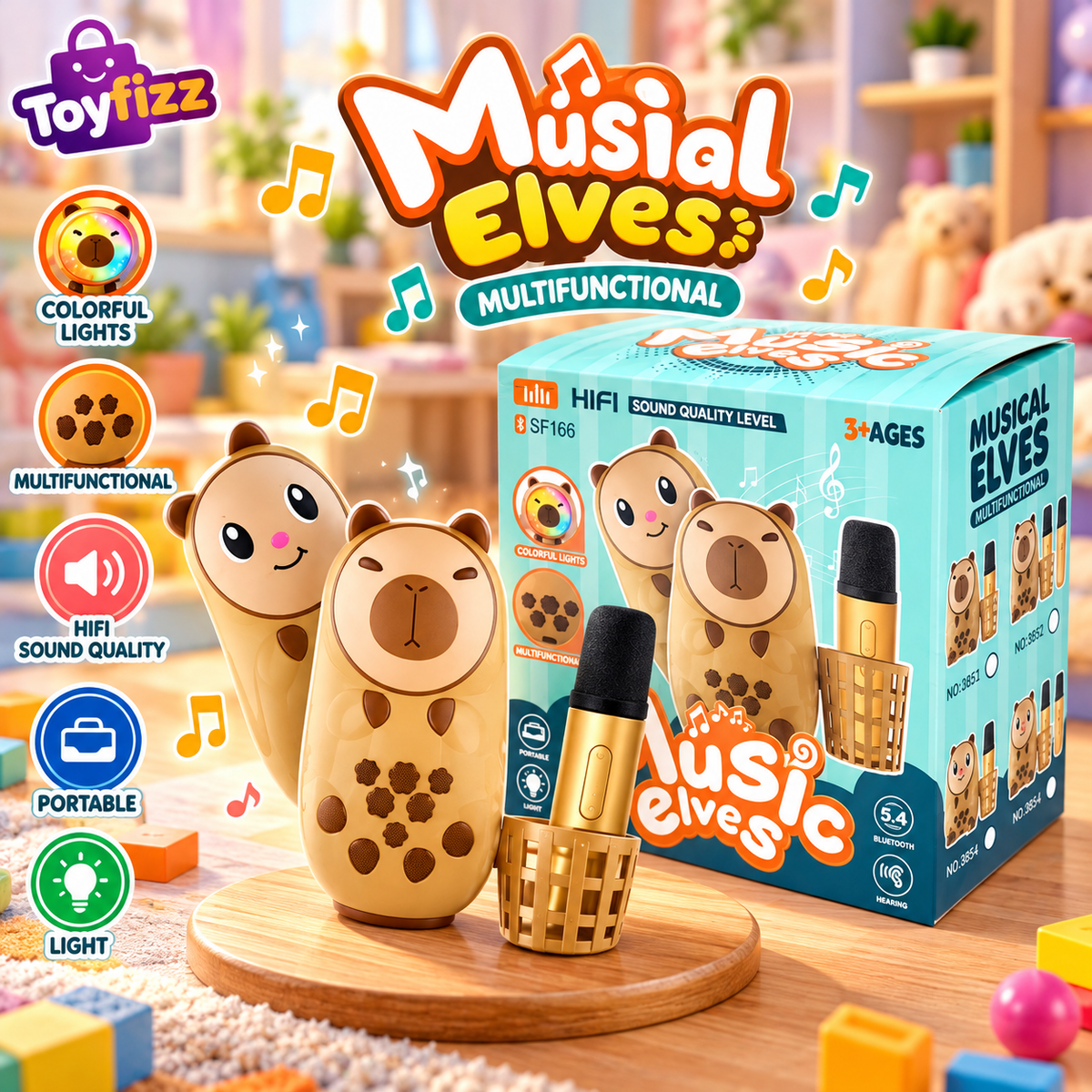 Musical Microphone and Speaker Set