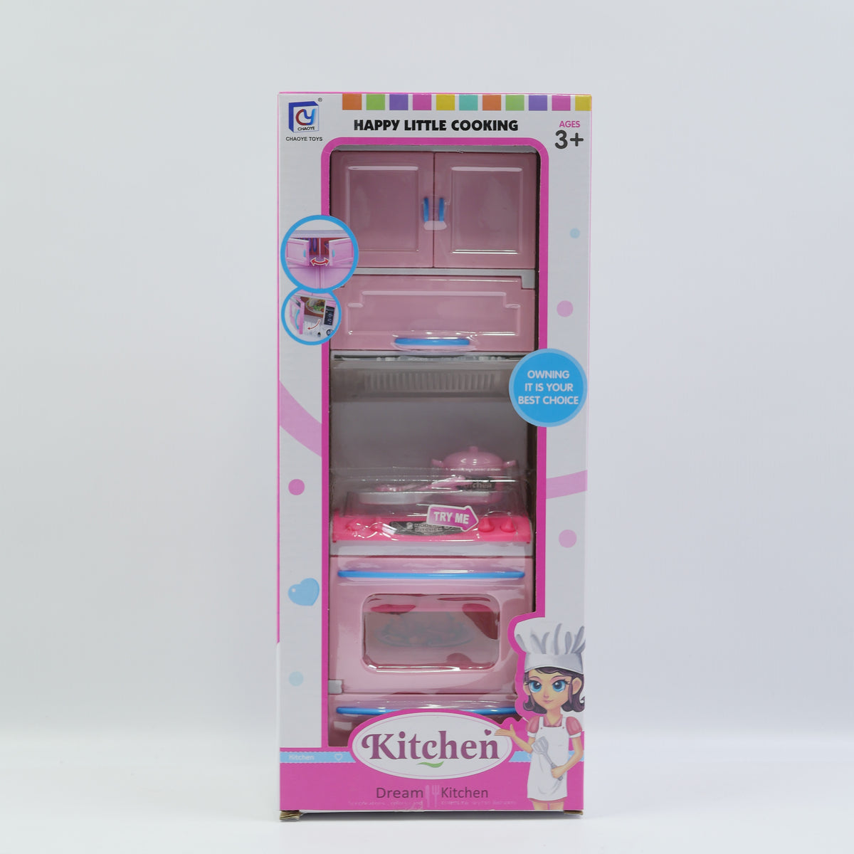 Musical Mini Kitchen Playset - Pink - Ages 3+