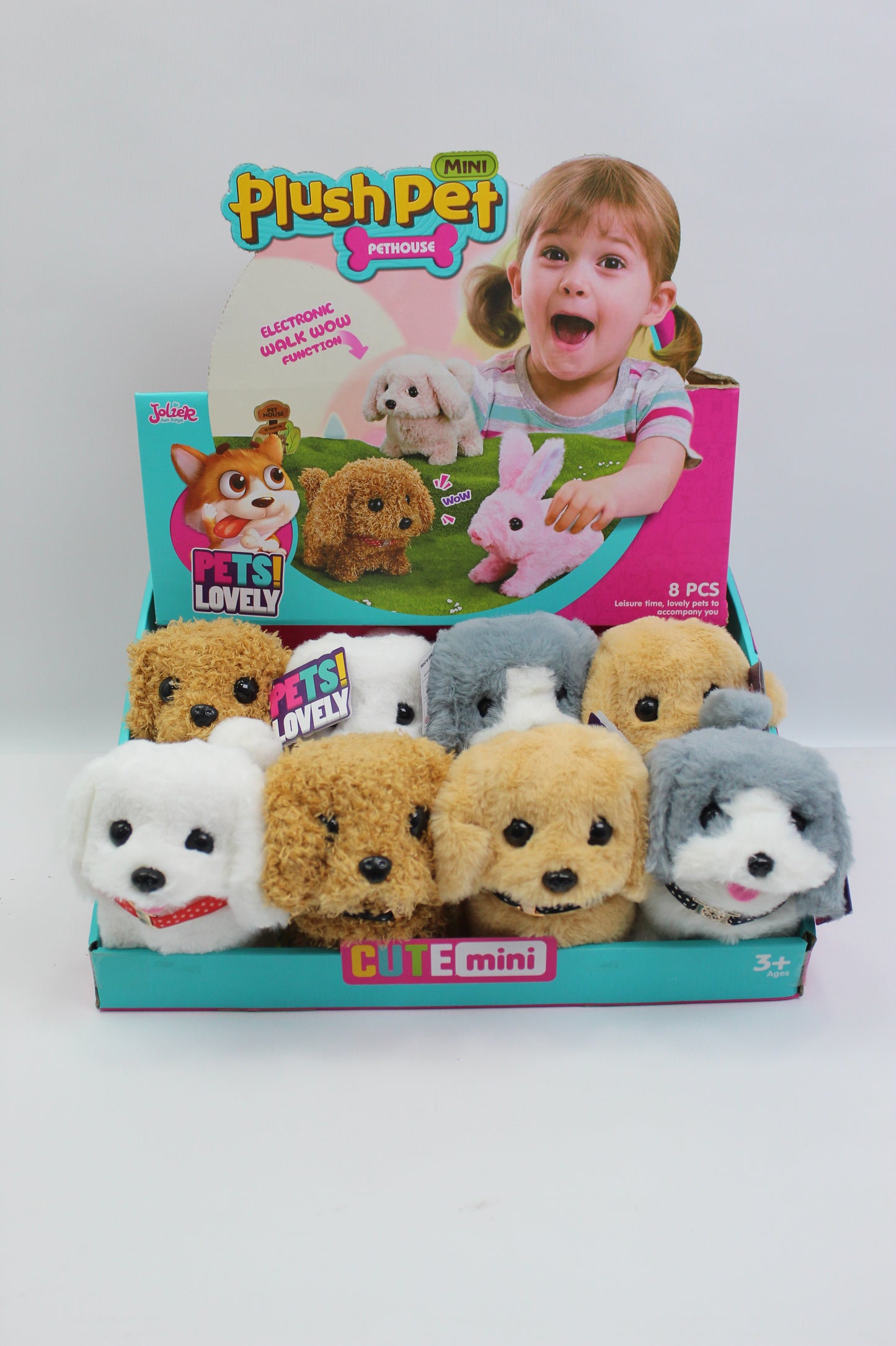 Musical Plush Puppy Toy - Assorted Colors - Ages 3+
