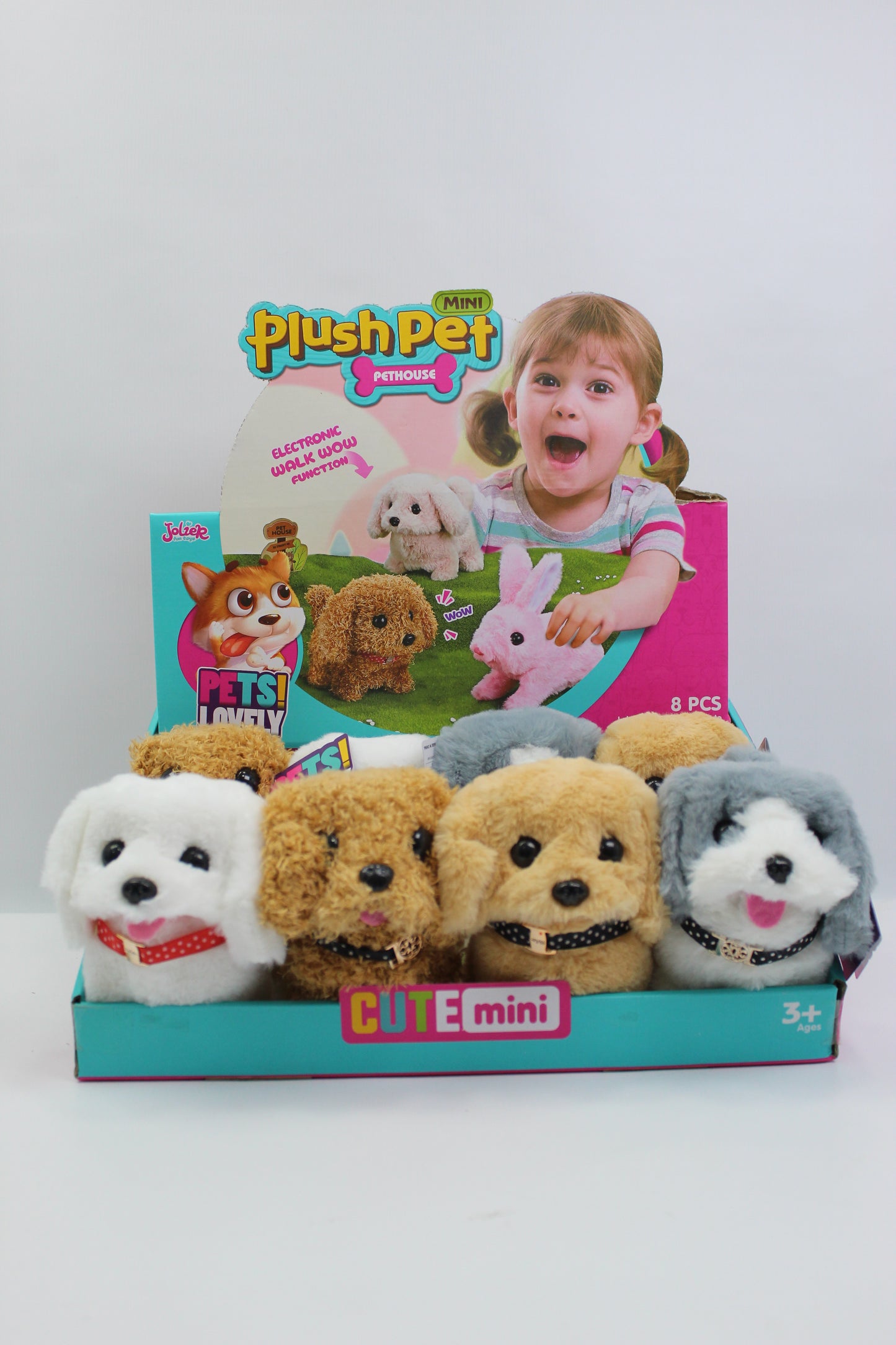 Musical Plush Puppy Toy - Assorted Colors - Ages 3+