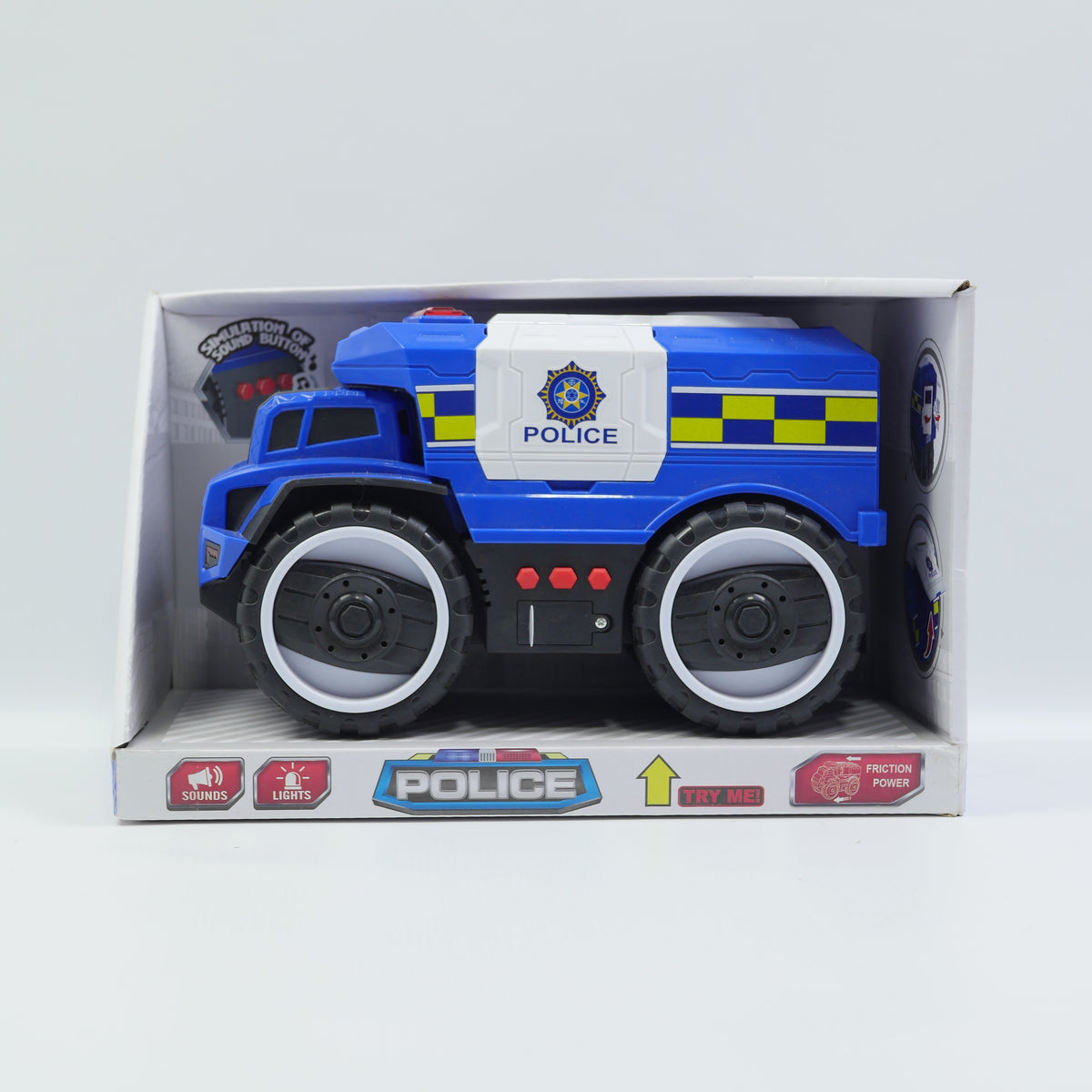 Musical Police Truck with Light & Sound for Kids