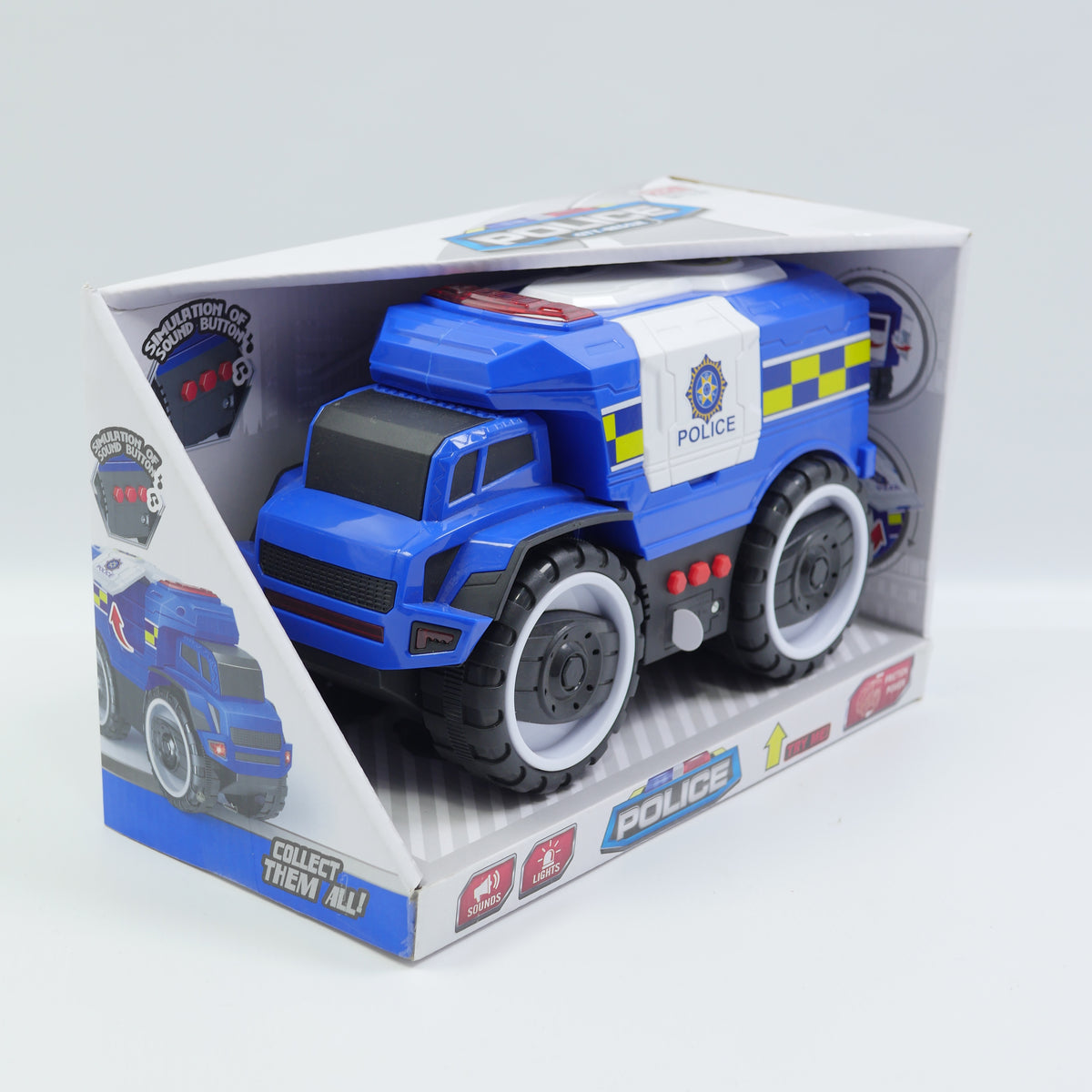 Musical Police Truck with Light & Sound for Kids