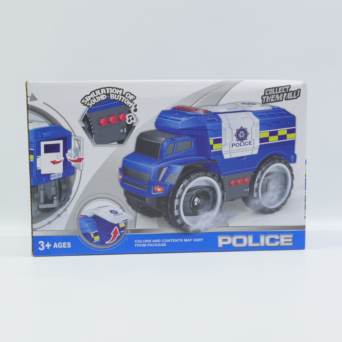 Musical Police Truck with Light & Sound for Kids