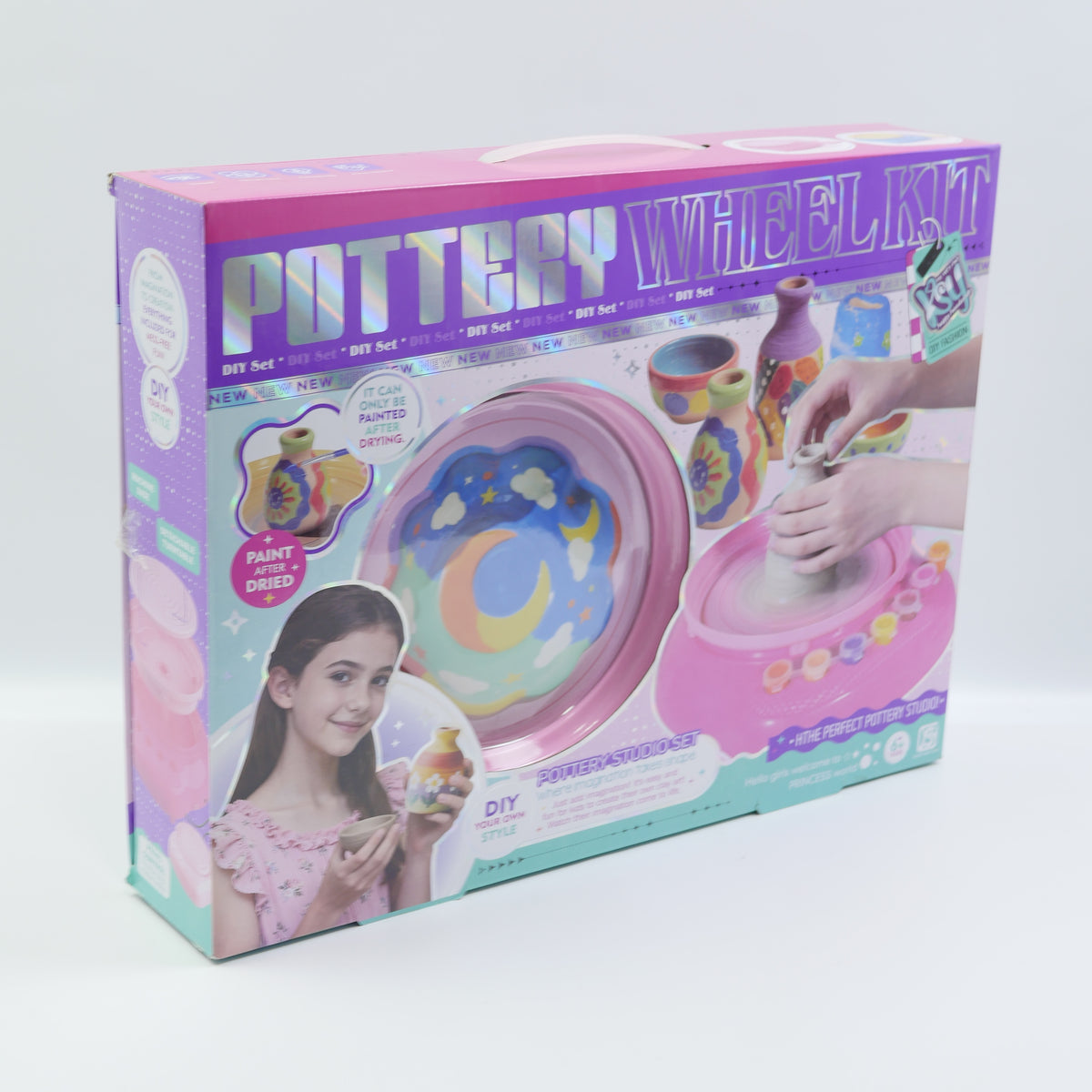 Musical Pottery Wheel Activity Set - Ages 3+