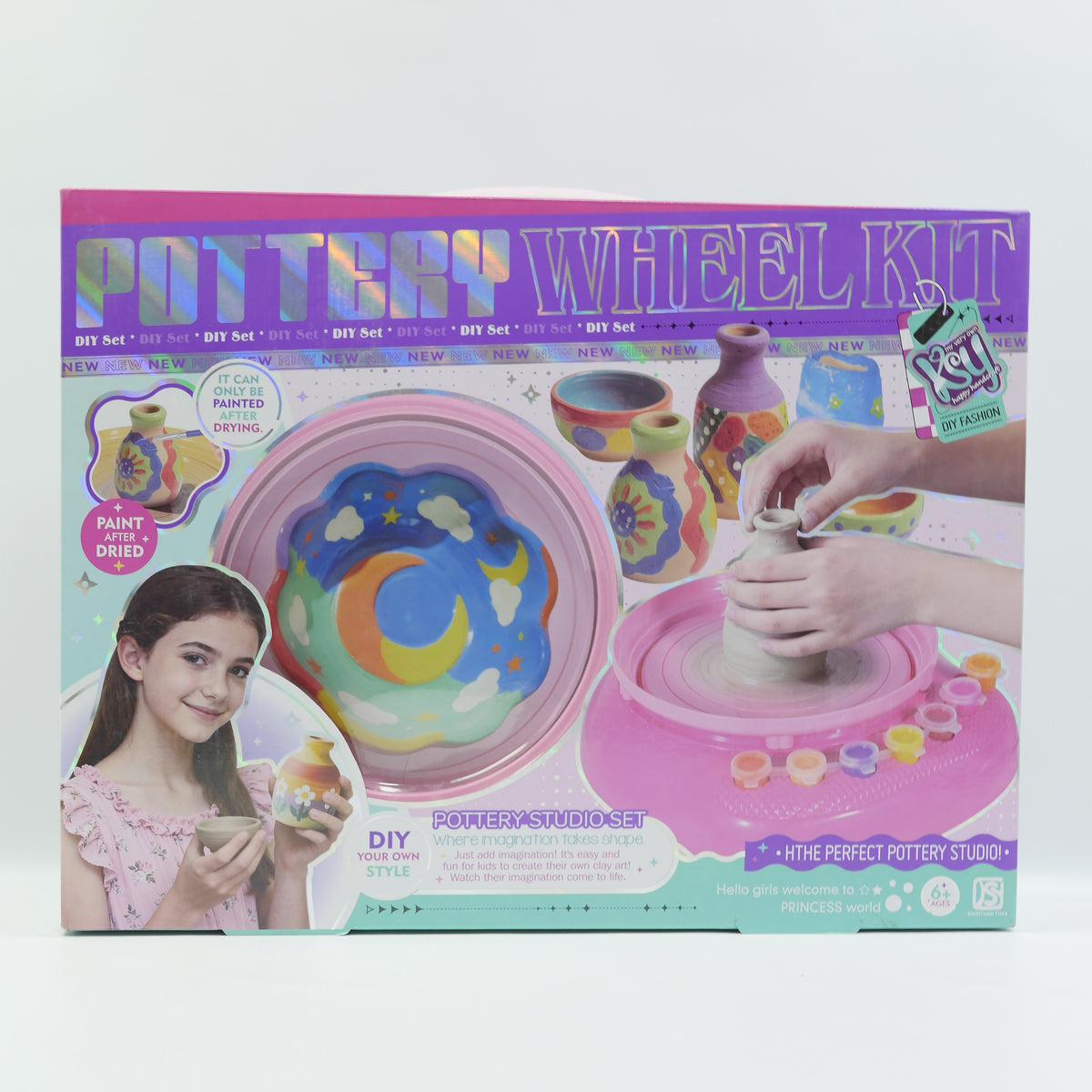 Musical Pottery Wheel Activity Set - Ages 3+