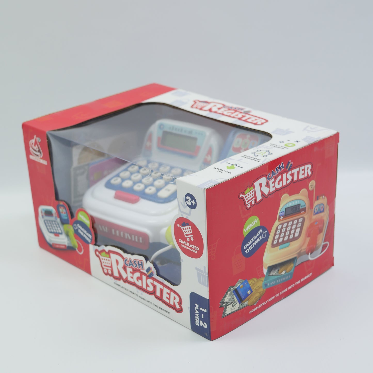 Musical Pretend Play Cash Register - Red - Ages 3+