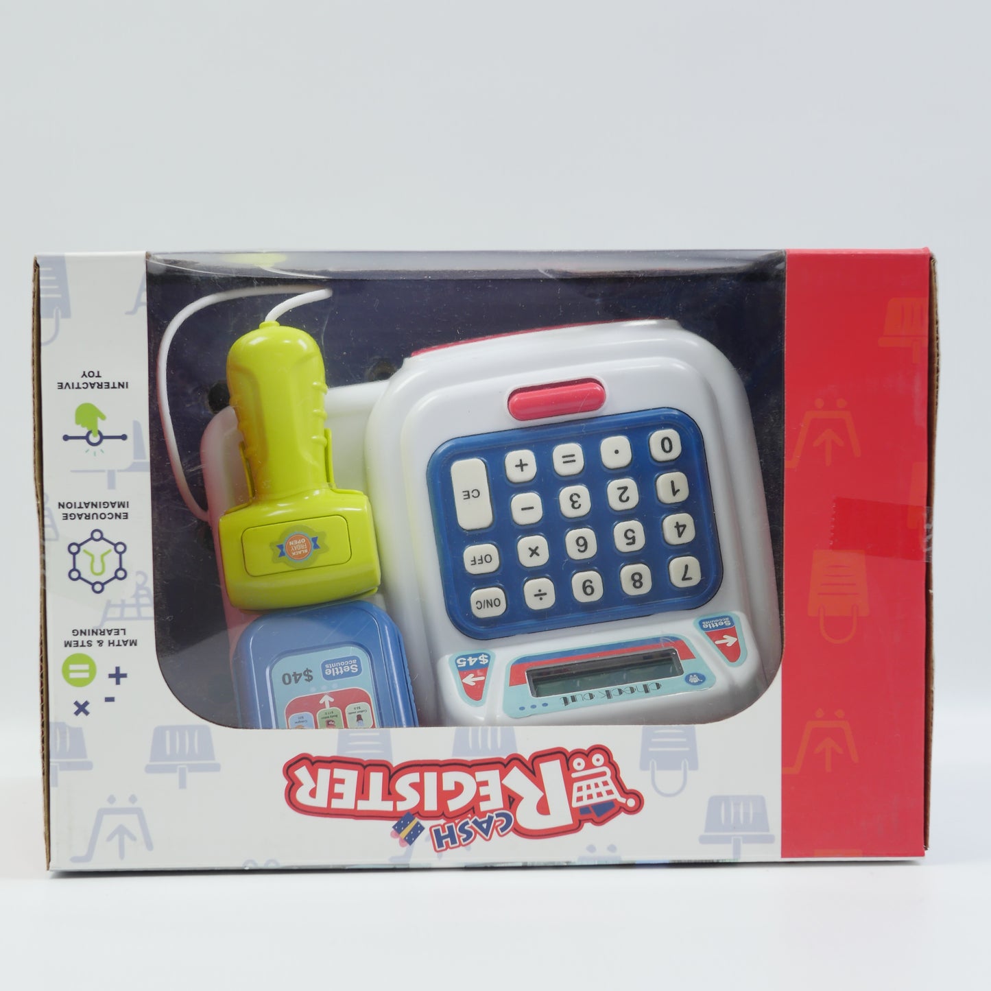 Musical Pretend Play Cash Register - Red - Ages 3+