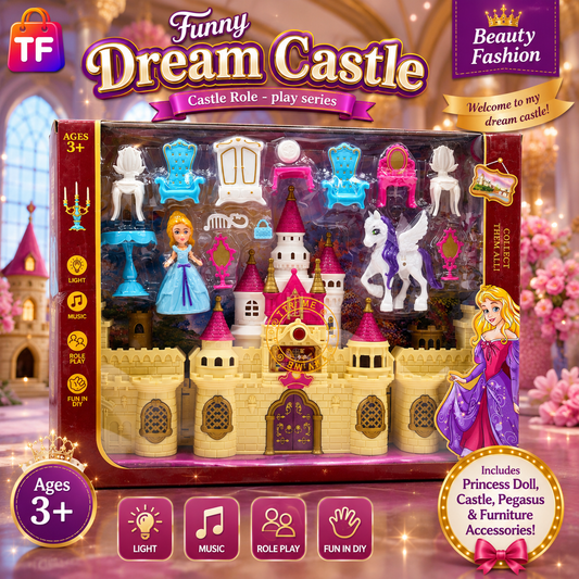Musical Princess Dream Castle Playset - Ages 3+