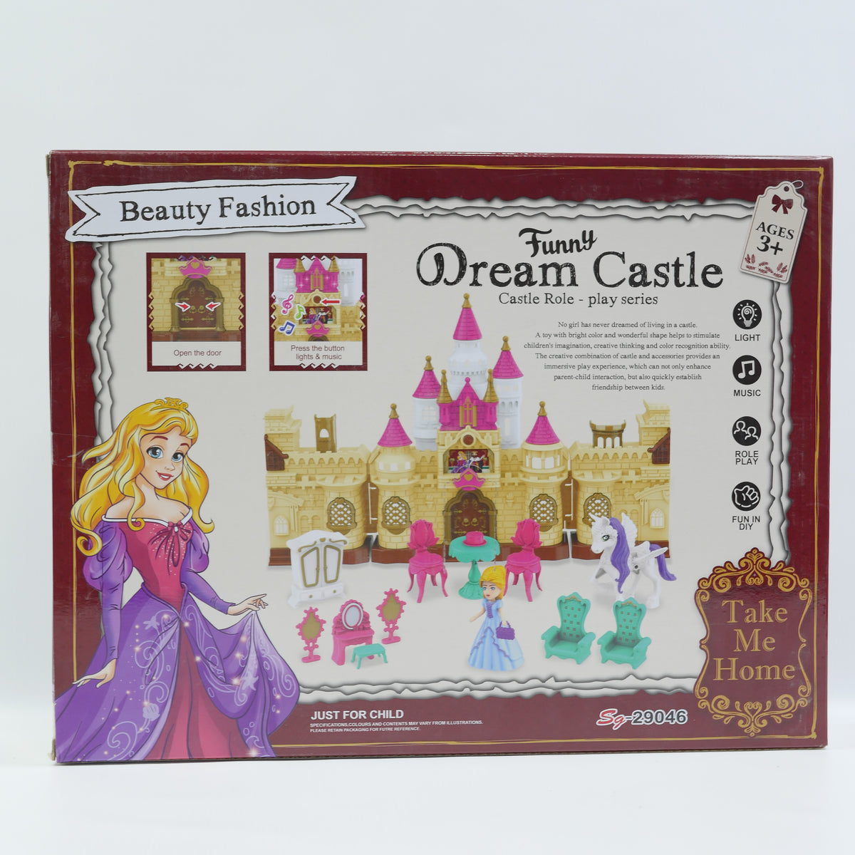 Musical Princess Dream Castle Playset - Ages 3+