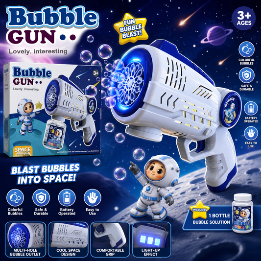 Musical Space Bubble Blaster - Ages 3+