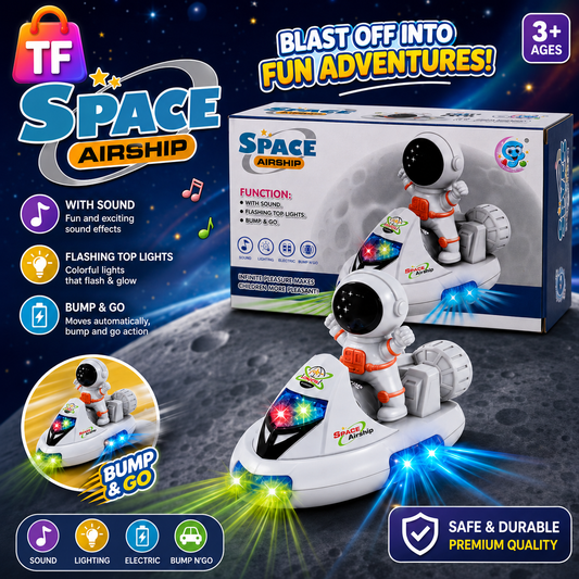 Musical Space Robot Toy for Kids