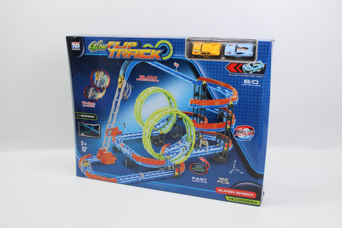 Musical Train Racing Track Play Set - Ages 3+