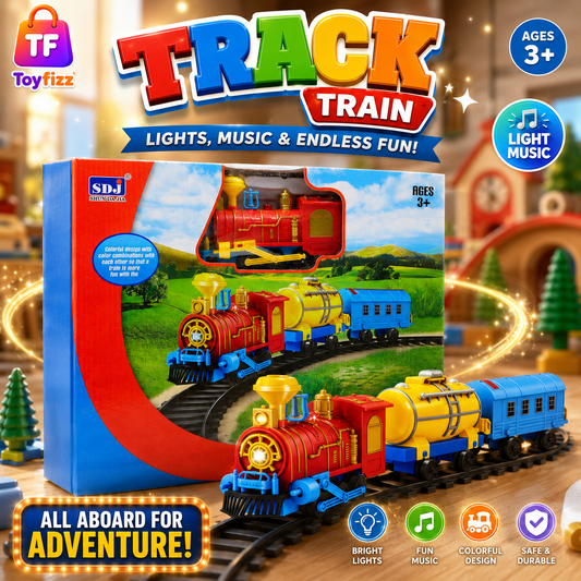 Musical Train Track Playset - Ages 3+