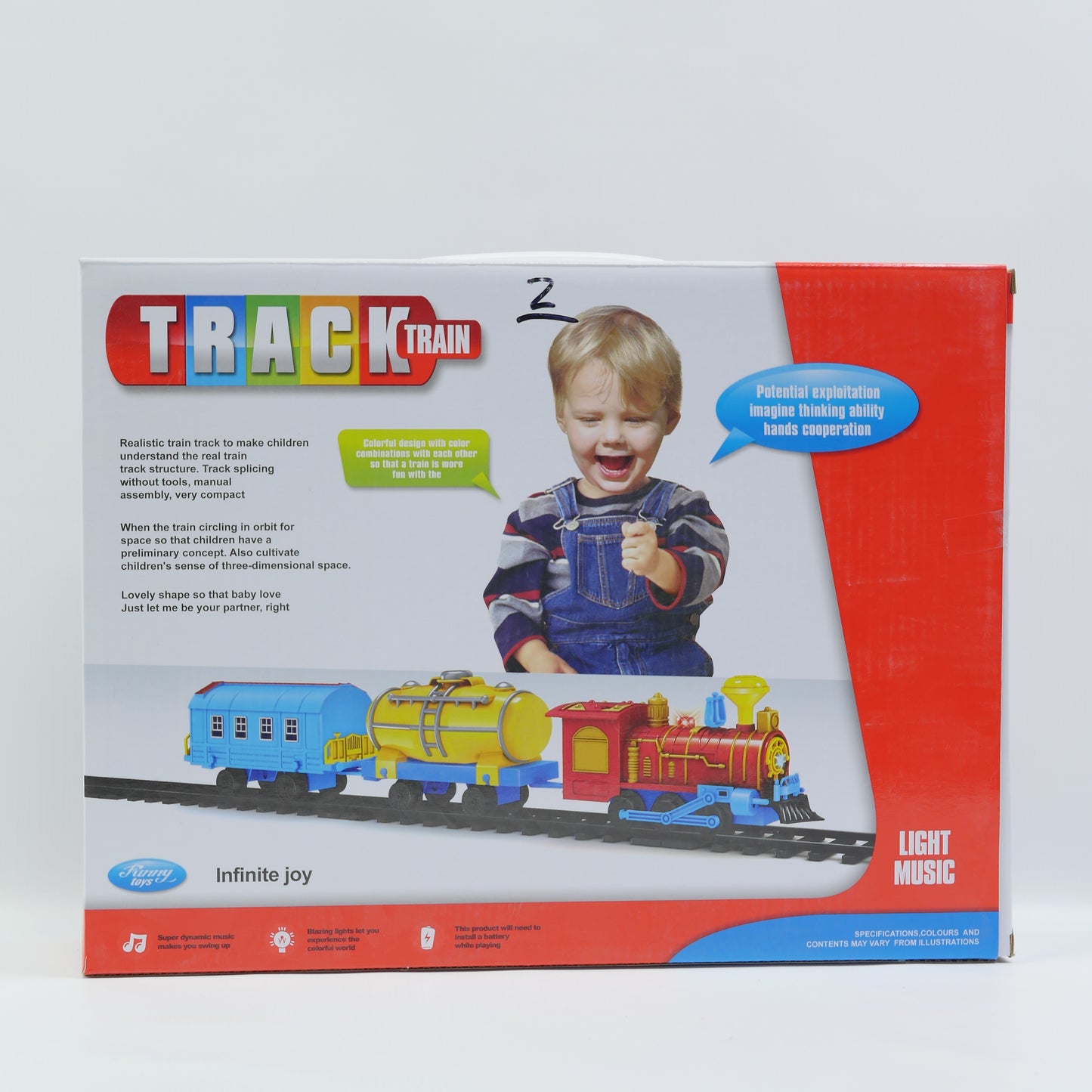 Musical Train Track Playset - Ages 3+