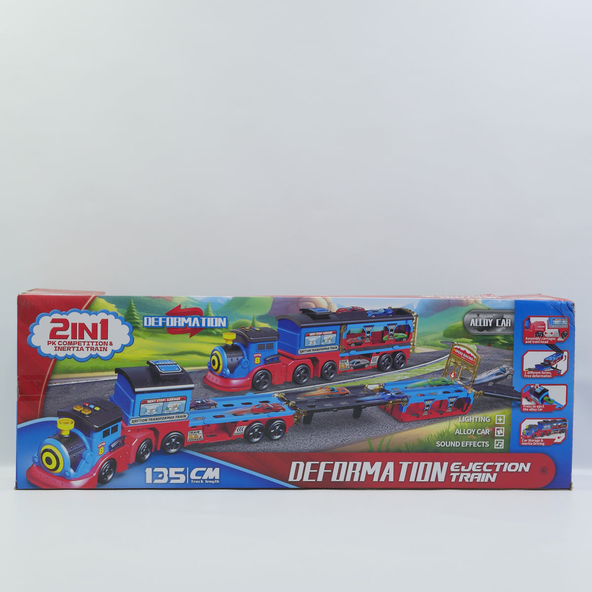 Musical Transforming Transport Train for Kids