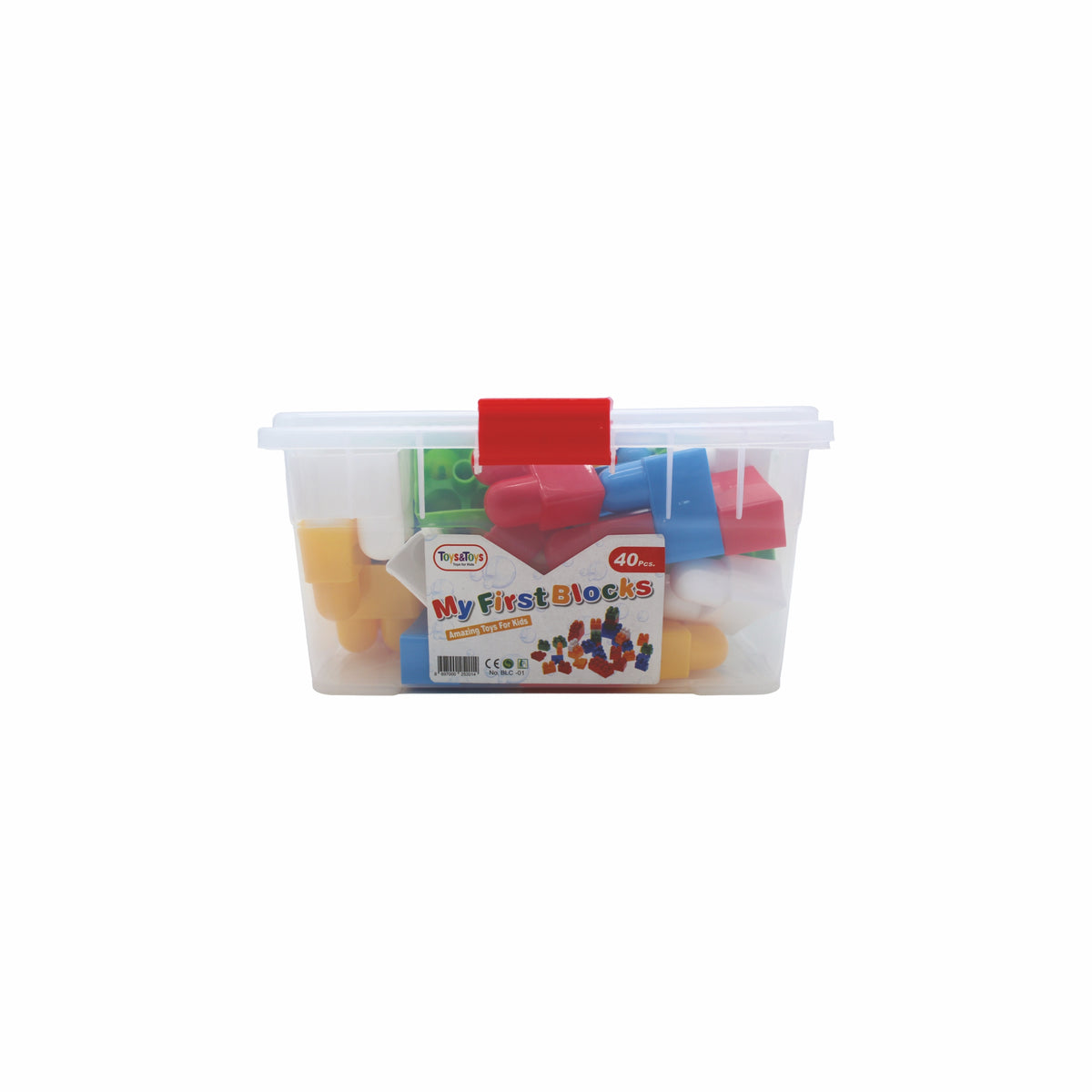 My First Blocks 40 Piece Building Blocks Bucket | Toys & Toys