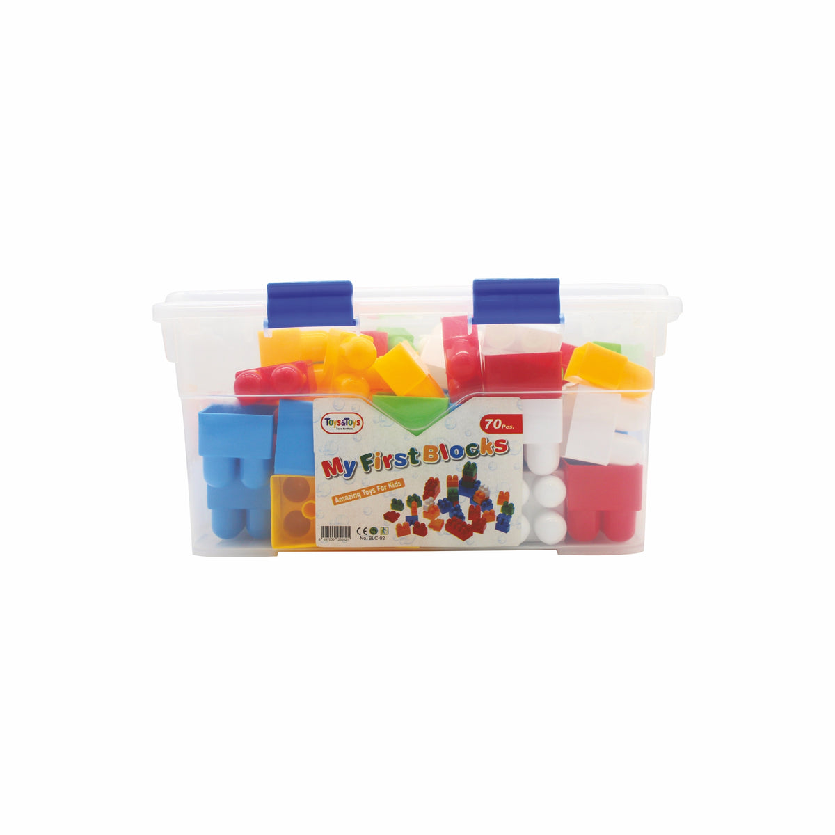 My First Blocks 70 Piece Building Blocks Bucket | Toys & Toys