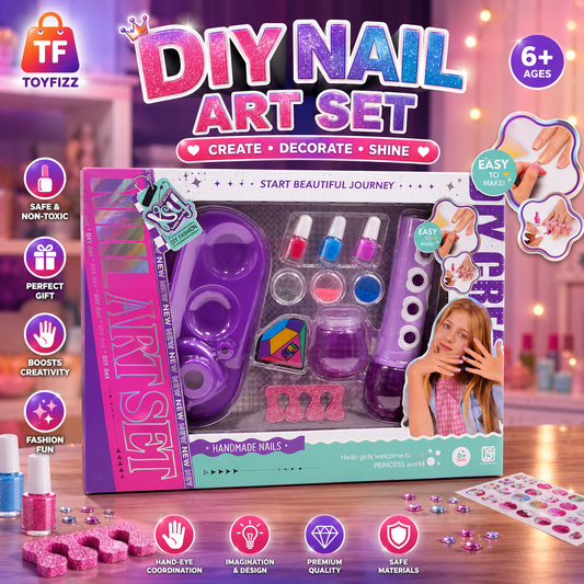 Nail Art Beauty Activity Set for Kids