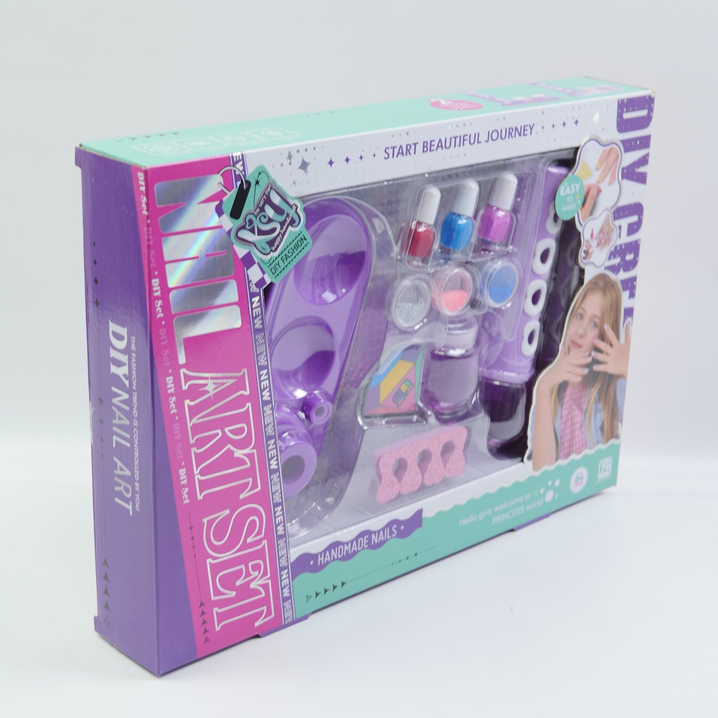 Nail Art Beauty Activity Set for Kids