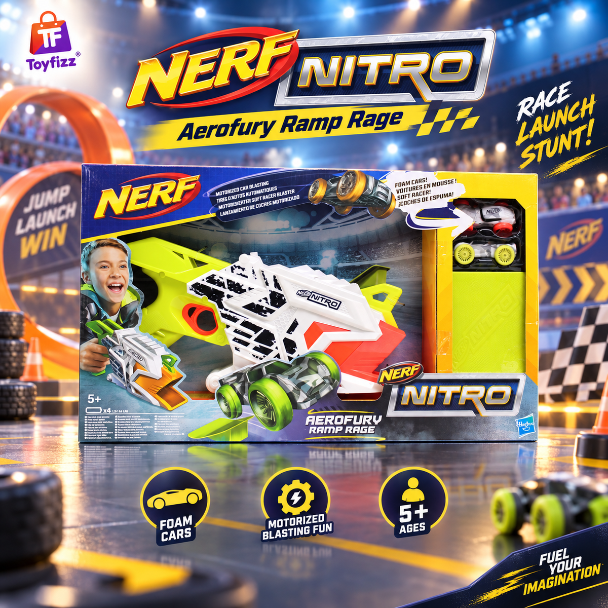 Nerf NITRO AEROFURY GUN