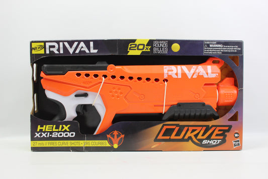 Nerf Rival Curve Shot Helix XXI-2000 Foam Ball Blaster - Ages 14+