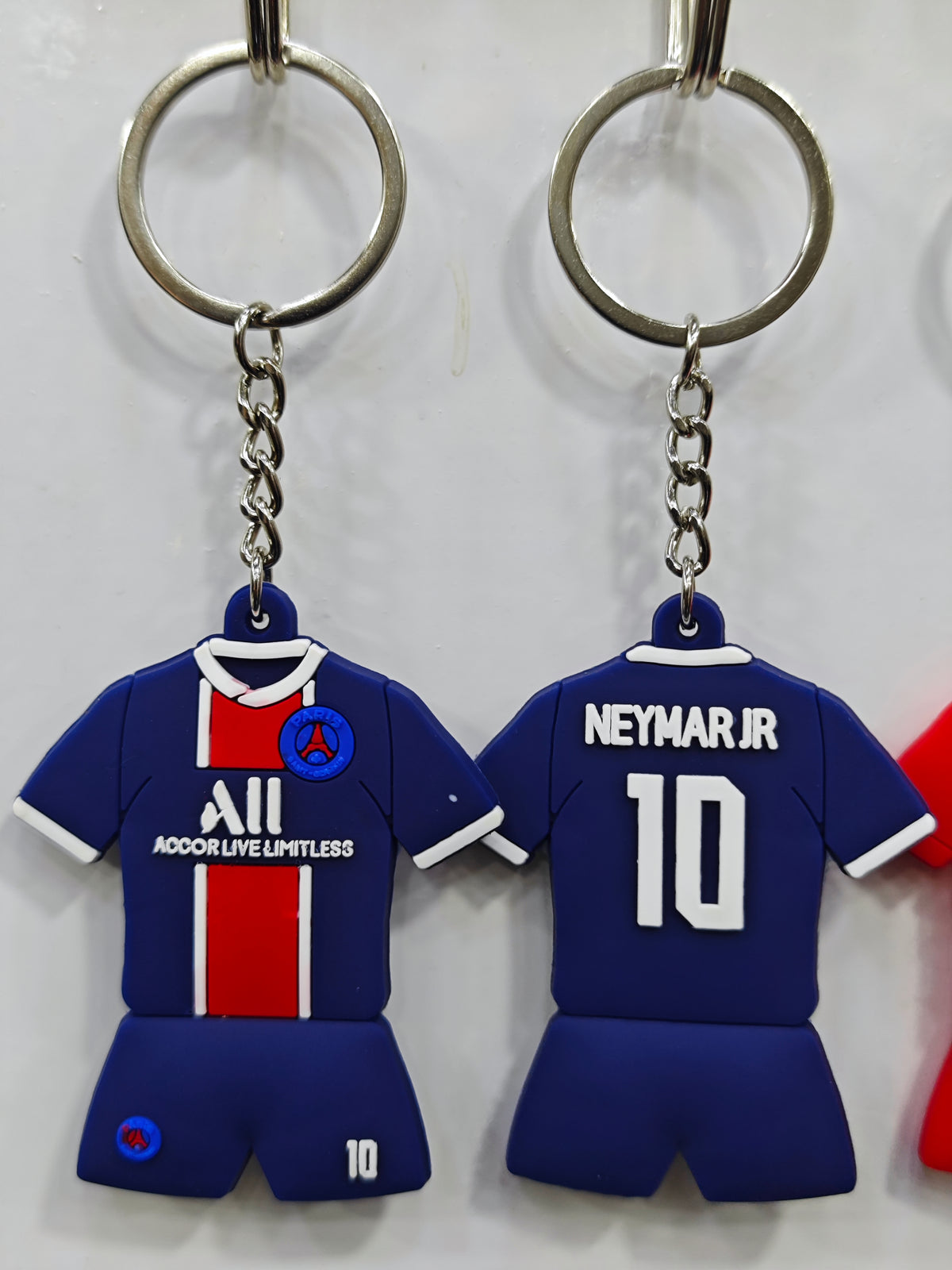 Football Player Jersey Keychain Set – Choose Any 2