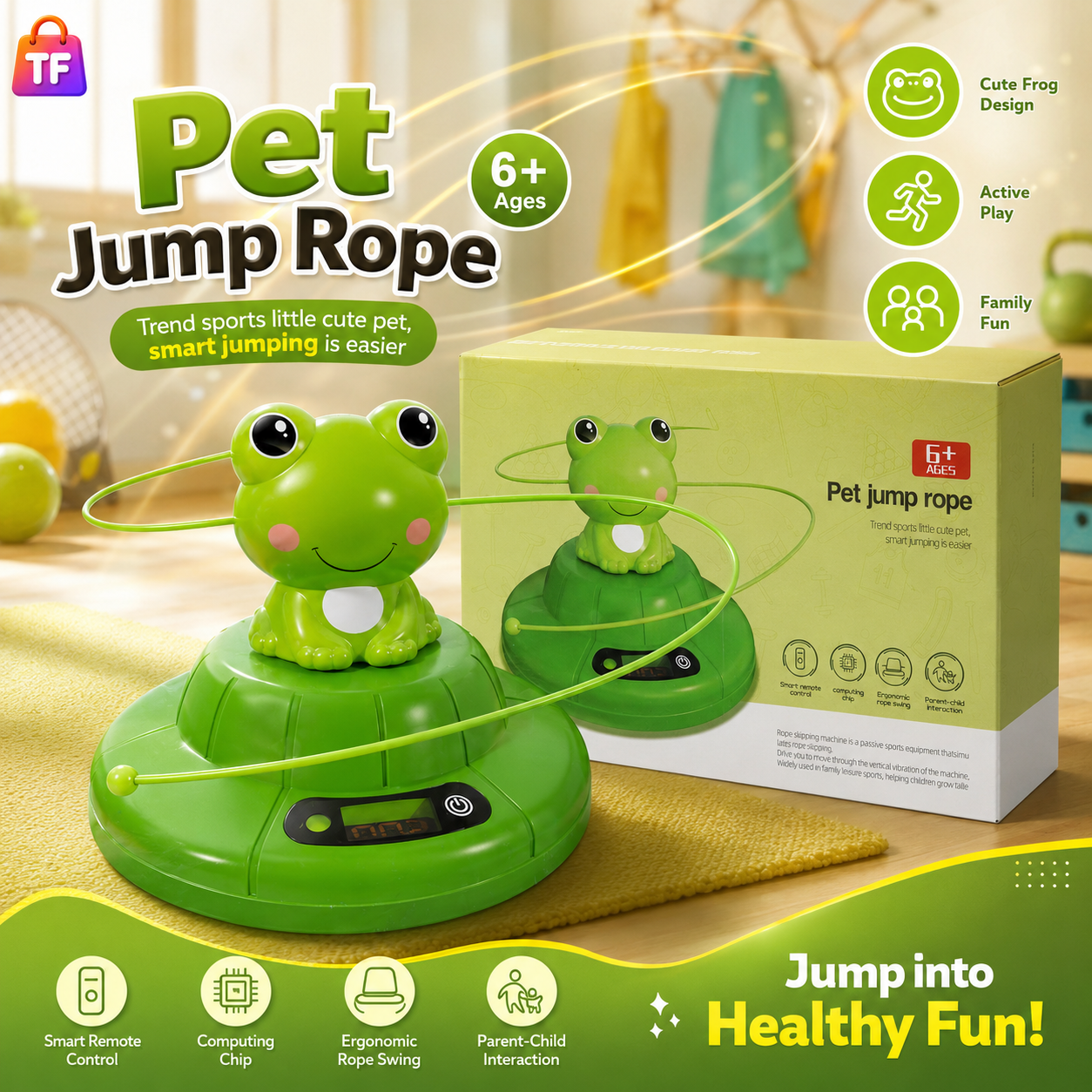 Pet Jump Rope Game for Kids