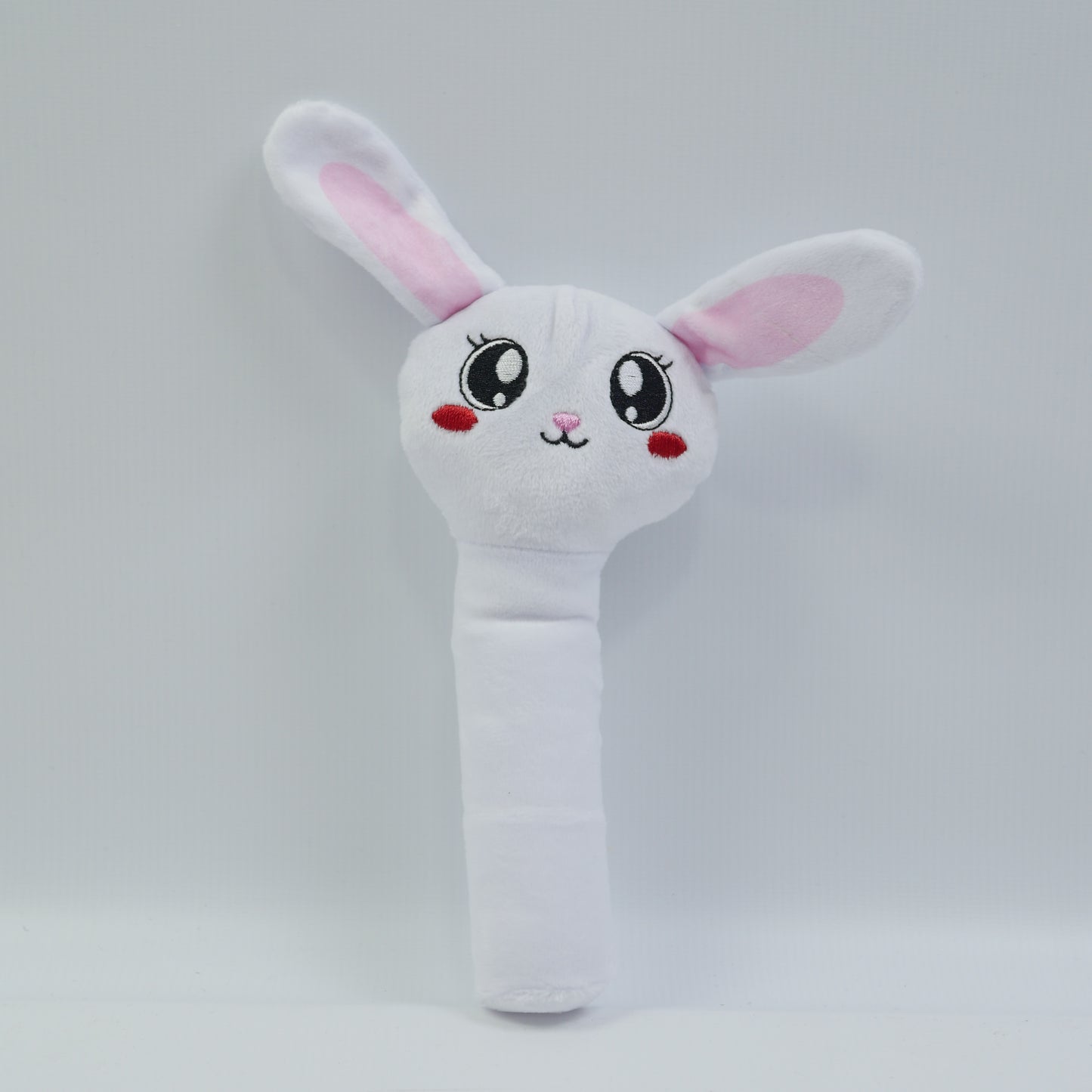 Plush Animal Pop Rattle - Assorted Design - for Babies
