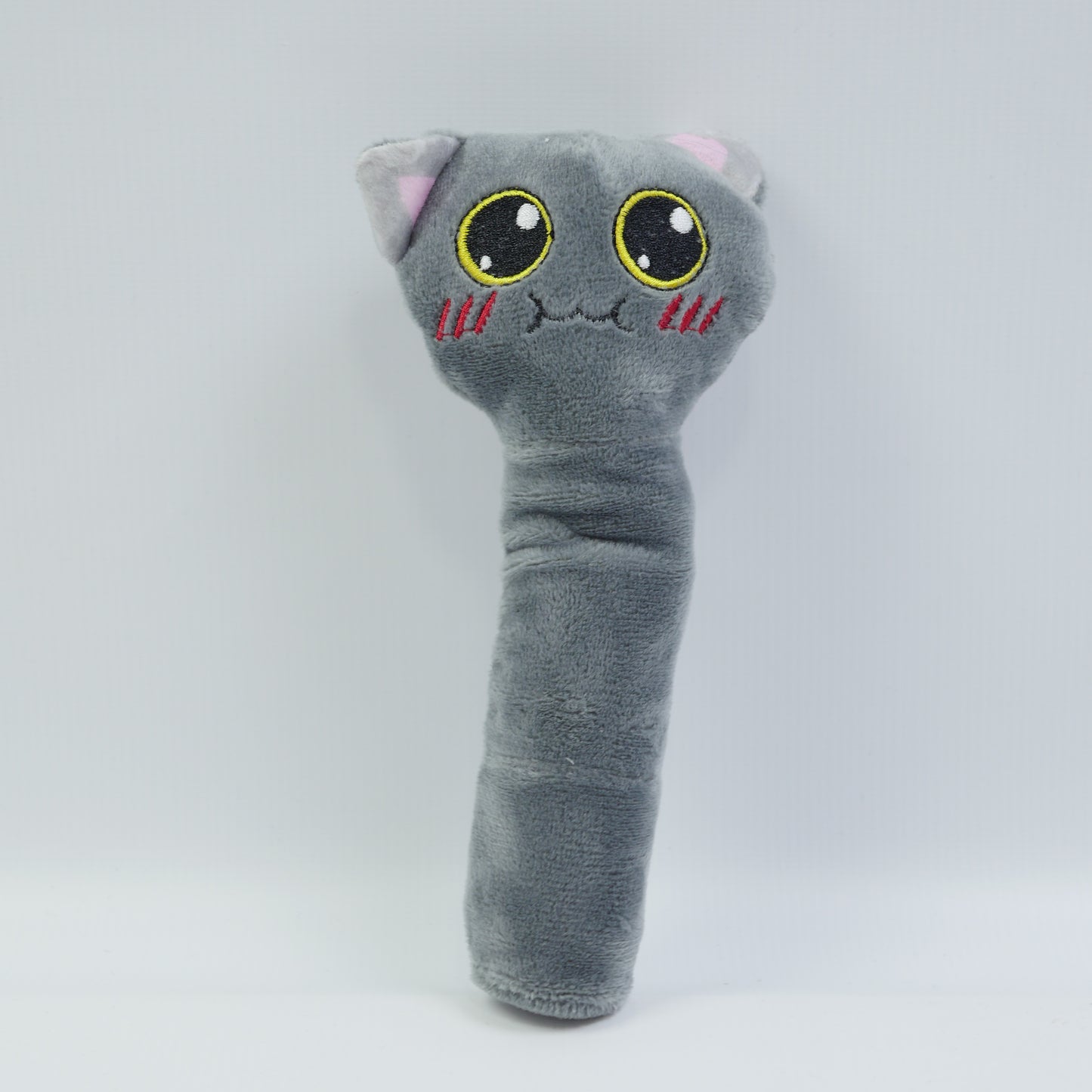 Plush Animal Pop Rattle - Assorted Design - for Babies