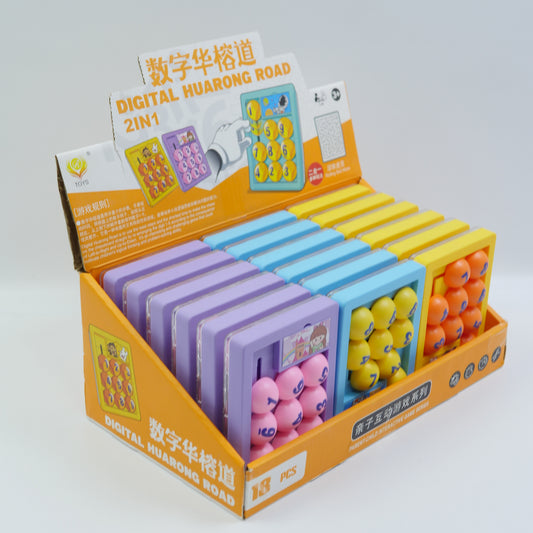 Pocket Digital Number Puzzle Game - Assorted Colors - for Kids