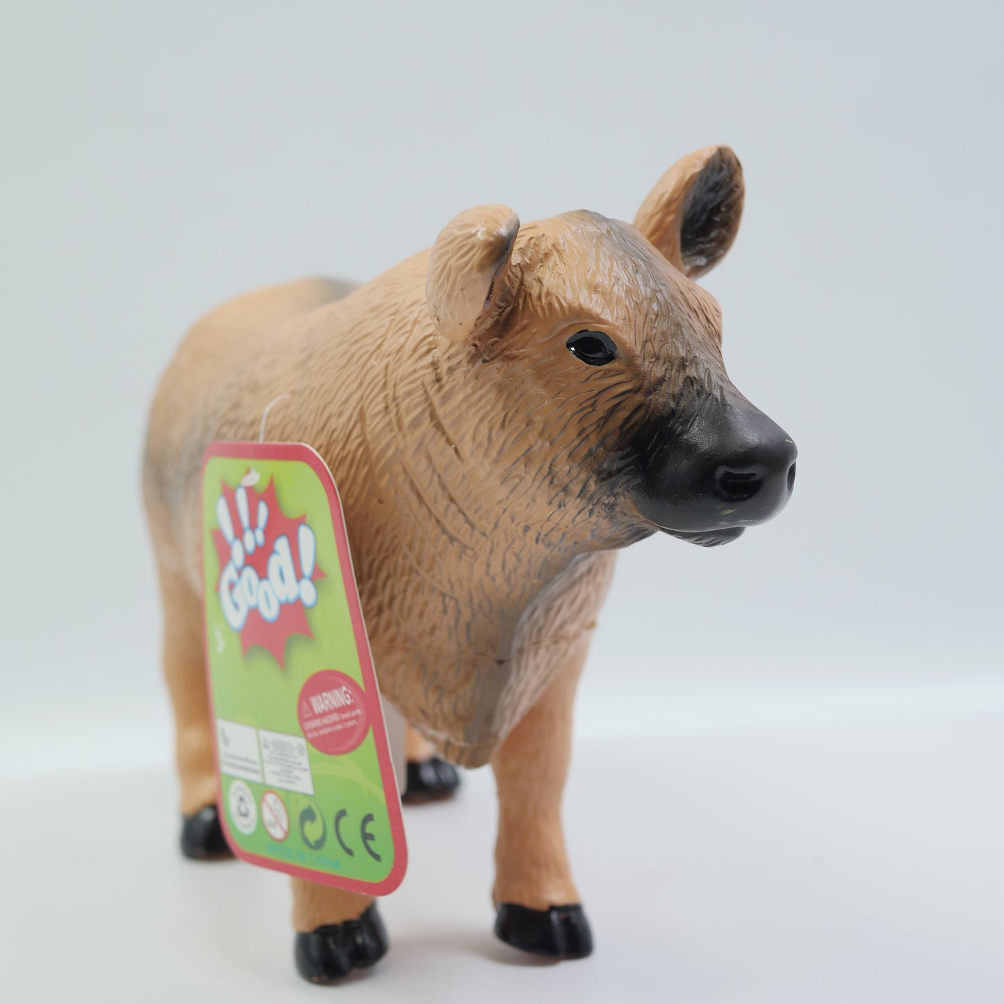 Realistic Farm Cow Animal Figure for Kids