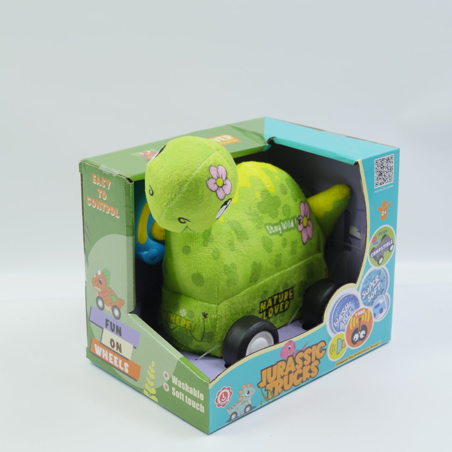 Remote Control Dinosaur Car - Green - for Kids