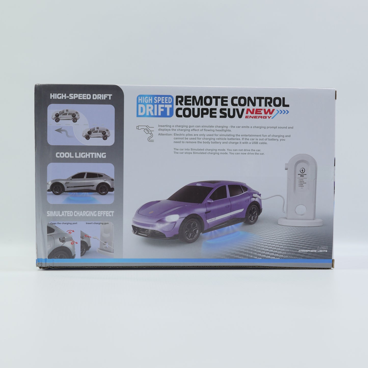 Remote Control Drift Car with Gas Pump Accessory - Ages 6+