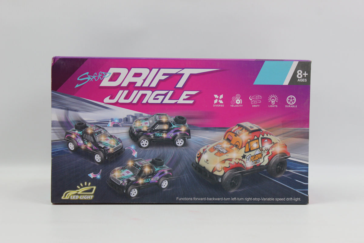 Remote Control Drift Racing Car 1:20 Scale with USB Cable - Ages 8+